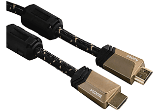 HAMA 122210 CABLE HDMI PREMIUM M/M 1.5M - HDMI-Kabel (Schwarz/Bronze)